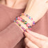 Candy Crush | Silver | Galaxy Glass Bead Bracelet